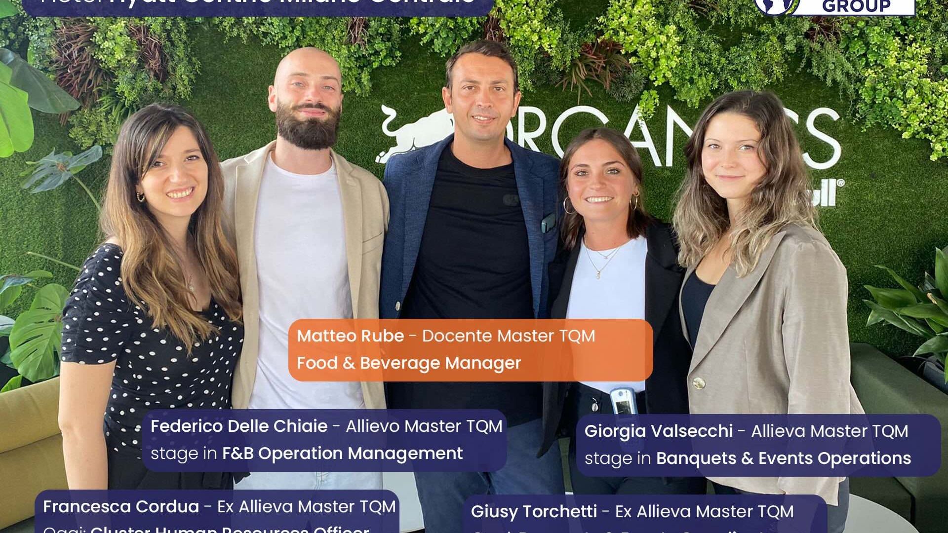Allievi TQM all'Hyatt Centric Milano